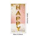 thumbnail image 3 of Sparkling Glittery Happy Banner with Dripping Effect Party Background Decor for Birthday Celebrations Photo Props Party Supplies Decorations, 3 of 8