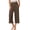 Brown, variant on Ekouaer Womens Pajama Pants Wide Leg Capri Yoga Pants Lounge Comfy Sleep Pj Bottoms with Pockets