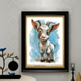 thumbnail image 2 of DIY 5D Diamond Painting Kit (for Adults) Diamond Painting "Animal, Lively and Cute Goat" - Full Diamond Crystal Rhinestone Embroidery Craft Kit, Can be Used as Gift, Wall Decoration, 2 of 8