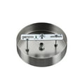 thumbnail image 3 of Aspen Creative 21517-31 Contemporary Fixture Canopy Kit, 4-3/4" Diameter with Loop, 7/16" Center Hole, Brushed Nickel, 1 Sets/Pack, 3 of 5
