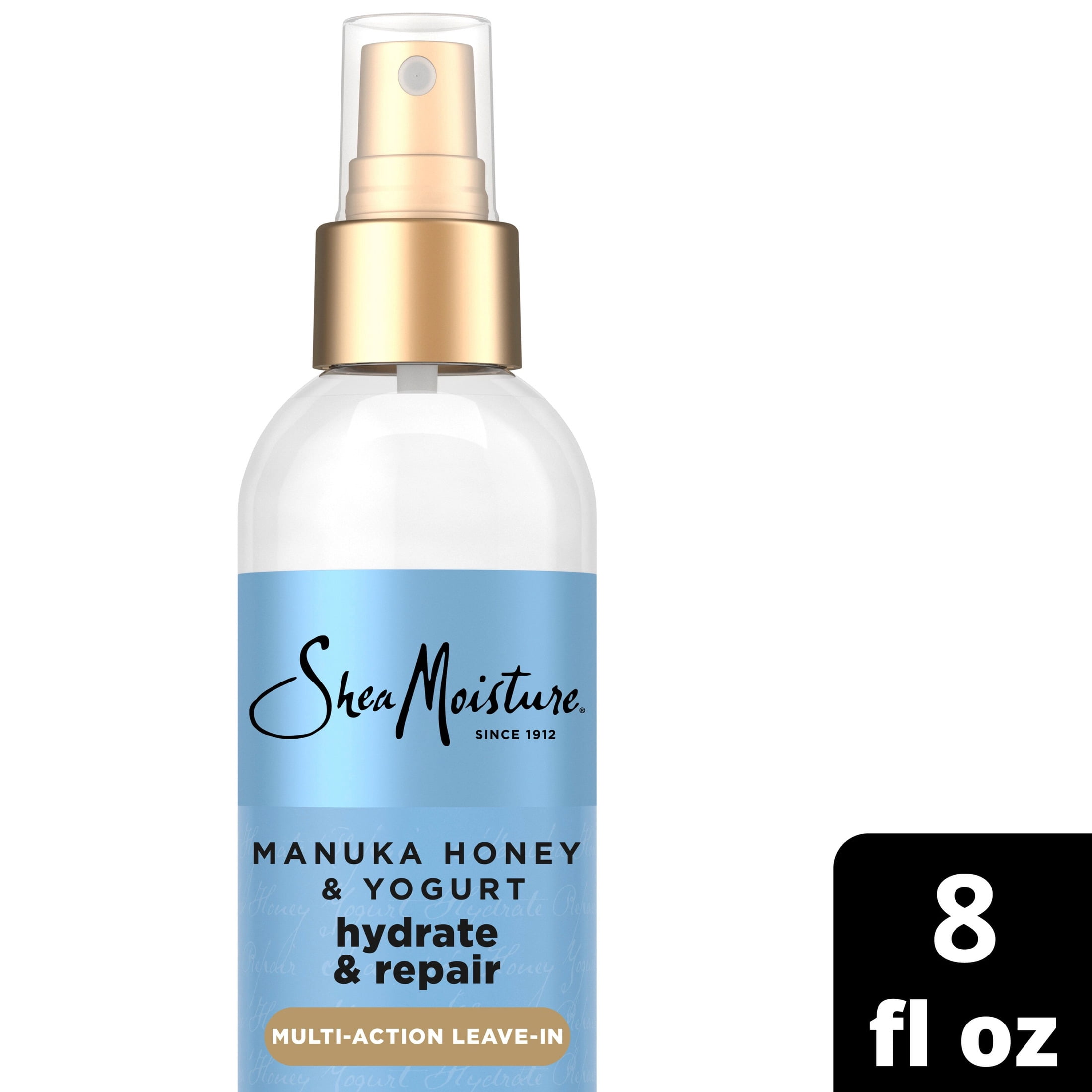 SheaMoisture Multi-Action Leave-In Conditioner For Damaged Hair Manuka Honey And Yogurt Sulfate Free Conditioner Spray, 8 fl oz