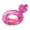 Pink, variant on Sltwyw Inflatable PVC Swim Ring - Folding Pool Floating Mat with Center Mesh Summer Water Recreation Swim Bed