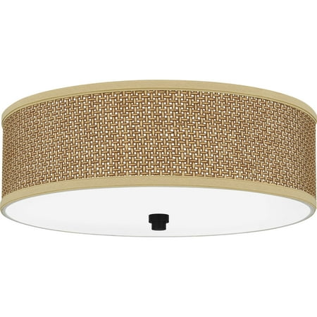 

Carson Carrington Fjerritslev 3-light Rattan Flush Mount