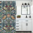 thumbnail image 5 of Victorian William Morris Original Design Vintage Shower Curtain Furniture Bathroom Fabric Decorations Washable Shower Curtain with Hooks, 5 of 5