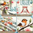 thumbnail image 4 of Cute Bunny Happy Easter Banner Colorful Eggs Easter Celebration Display Butterfly Decor Spring Flowers Easter Photo Prop for Easter Party Family Gathering Photo Shoot, 4 of 9