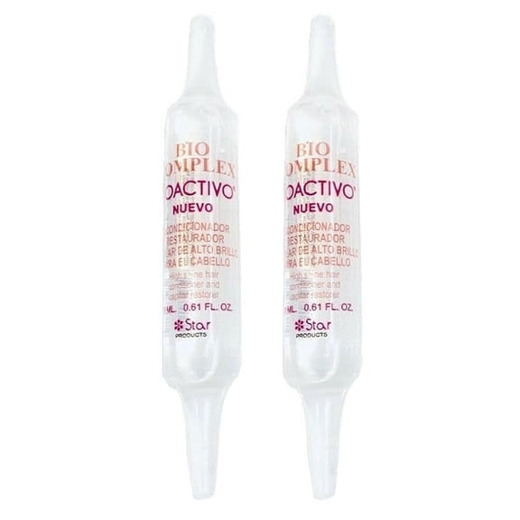 Dominican Hair Product Bio Complex Ampoulle .61oz 2 Ampoule