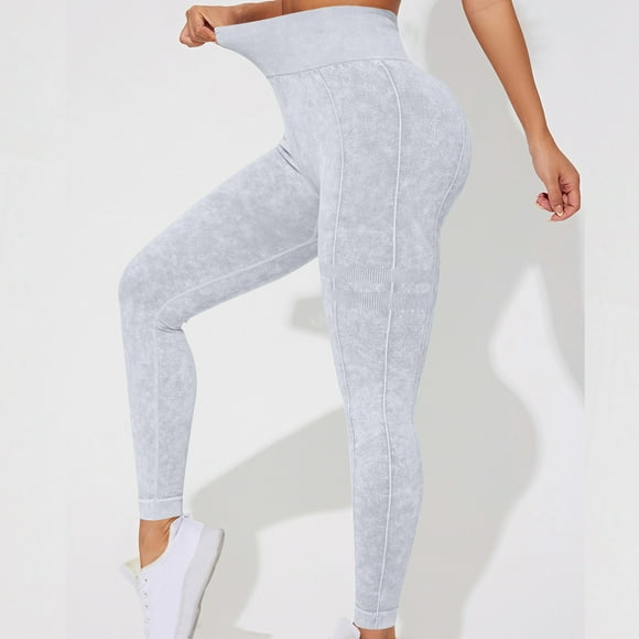 Frostluinai Seamless Leggings for Women High Waist Stretch Yoga Leggings Casual Butt Lifting Sport Leggings Solid Color Gym Leggings