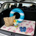 thumbnail image 2 of Yuyamidu Pink Deer Bow Car Trunk Mat for Women 29" x 39" All Weather Anti-Scratch Cargo Mat Rear Trunk Liner Full Protection Universal Fit for Most Vehicle, 2 of 7