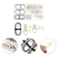 thumbnail image 3 of Shisuyan picture hooks for hanging Picture Wire Hanging Kit Metal Silver 102pcs, 3 of 9