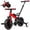 Red, variant on Meoldis 6‑in‑1 Convertible Kids Balance Bike with Push Handle - Adjustable Height, Limited‑Turn Steering, Non‑Slip Grips, for Toddlers Ages 2‑5 (Boys & Girls)