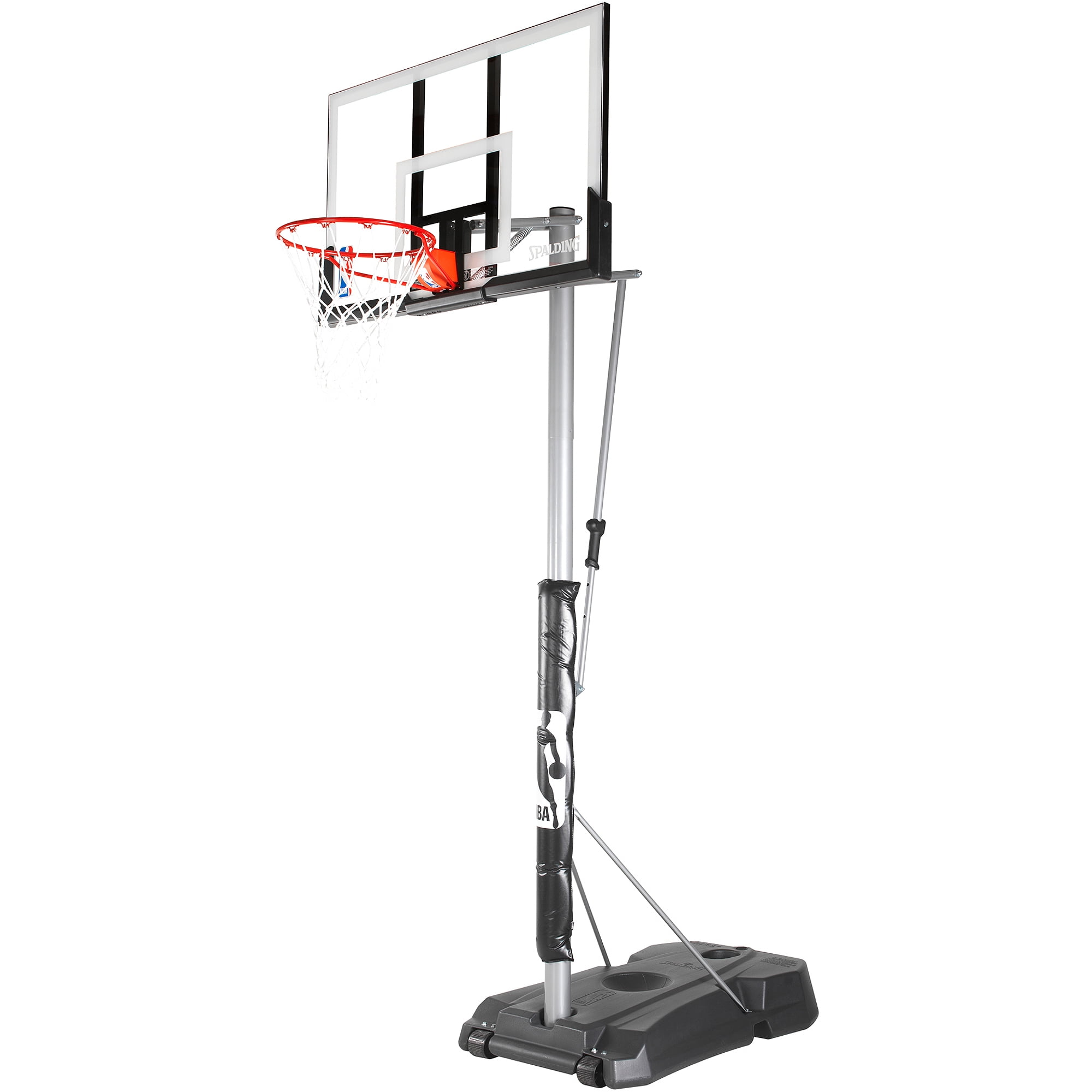 Spalding Hercules 52" Acrylic Backboard System, White Black by Spalding