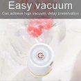 thumbnail image 3 of Mini Size Vacuum Sealer with Reusable Bags Low Noise Strong Suction Rechargeable Portable Food Saver Handheld Vacuum Sealergreen, 3 of 4