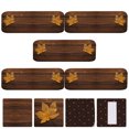 thumbnail image 3 of 5 Pcs Tapis d'Escalier Motif Feuille d'Érable Planche Antidérapant Protection des Escaliers, 3 of 10