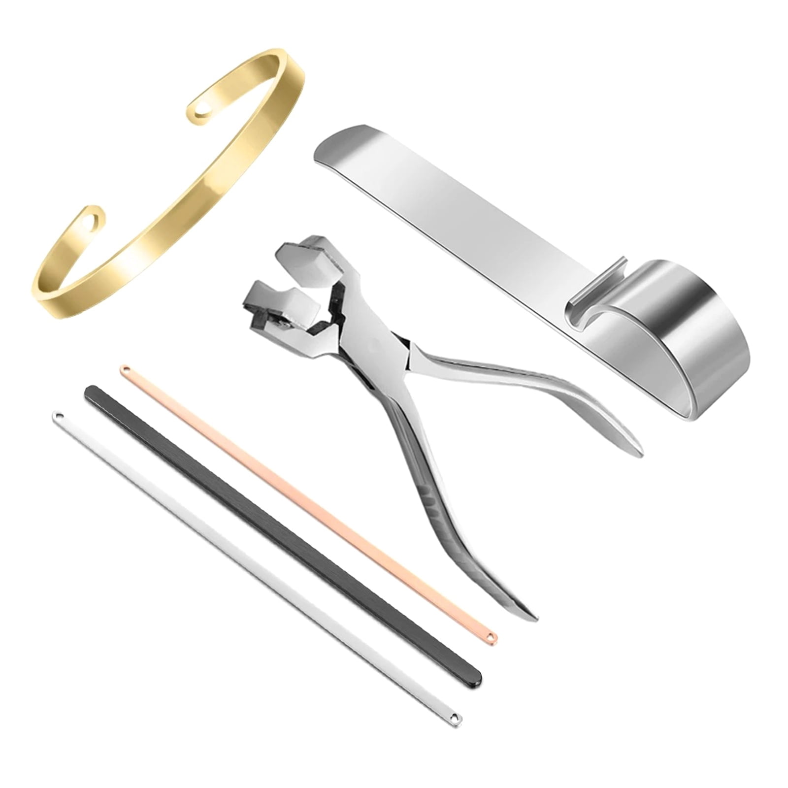 Bending Pliers Kit, Tool for Bending Metal Bracelets for Jewelry Stamping Kit Bending Pliers