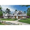 The House Designers: THD-3151 Builder-Ready Blueprints to Build a Large Farm House Plan with Slab Foundation (5 Printed Sets)