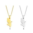 thumbnail image 4 of relayinert Collier Pendentif pour Femmes en Acier Inoxydable Argent, 4 of 6