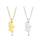 thumbnail image 3 of Collar de Acero Inoxidable Minnieouse Cadena con colgante Mujer Oro, 3 of 6