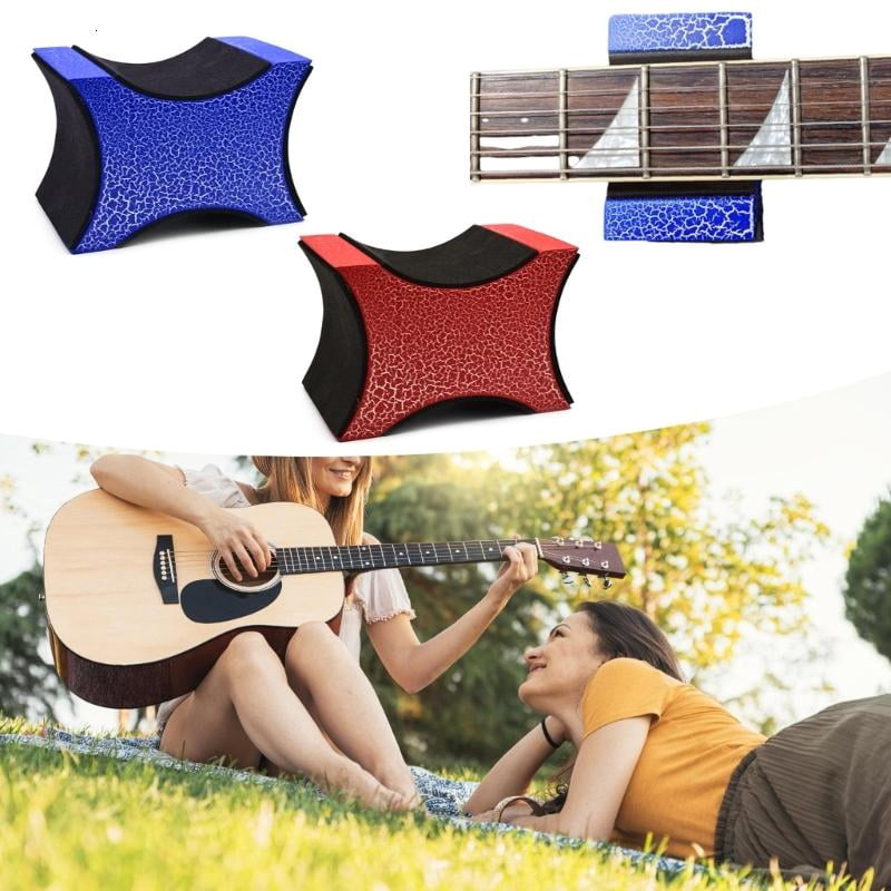 CEORPER Guitar Neck Rest Support Pillow Cleaning Holder Wood Guitar Neck Cradle Tool