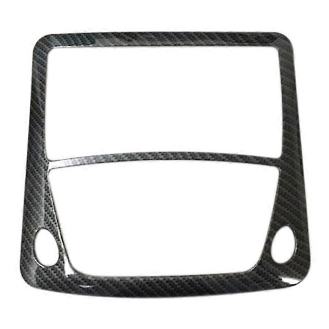 for Navara NP300 2016-2021 Car Carbon Fibre Front Reading Switch Light Lamp Frame Cover Trim Sticker