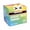 B, variant on Cute Monster Pattern Sticky Note, 105pcs/Box Funny Pastel Animal Post It Notes, Self Adhesive Cartoon Notes Memo Pads, Small To Do List, Office studying essentials Tab Supplies (Rainbow Colors)