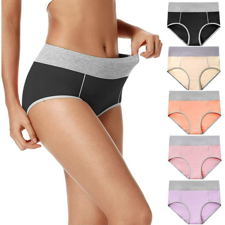 NEW WOMENS LADIES FULL BRIEFS KNICKERS COTTON BLEND SOFT COMFORT