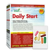 Daily Start - Complete Daily Vitamin Pack - 10X Energy, Stamina, Immune Booster (30 Packets)