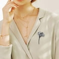 thumbnail image 6 of LICEWO Versatile Leaf Design Brooch Adaptable to Multiple Occasion Including Weddings Parties Business Meetings, 6 of 17