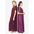 thumbnail image 3 of Only Necessities Plus Size 2-Pack Long Silky Gown, 3 of 6