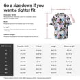 thumbnail image 5 of Gukieu Bright Butterflies1 Print Men's Short-sleeved Shirts, Button-down Pocket Shirts, T-shirts, Beach Vacation Travel Summer Clothing-Small, 5 of 5