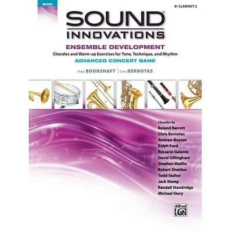 Advanced Nutritional Innovations Coral Sound Innovations for Concert Band -- Ensemble Development for Advanced Concert Band : B-Flat Clarinet 2 ()