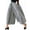 Black Gingham, variant on Women's Capri Plaid Pants Elastic Waist Gingham Wide Leg Palazzo Pants,Coffee