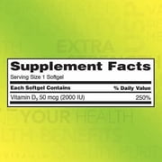 Kirkland Signature Extra Strength D3 50 mcg., 600 Softgels