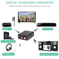 thumbnail image 4 of Digital to Analog Audio Converter Optical Coaxial SPDIF to Analog Audio Converter R/L RCA and 3.5mm Jack AUX Stereo Audio Adapter for TV Xbox Blu-ray Player HD DVD, 4 of 8