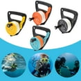 thumbnail image 4 of Scubas Dives Reel Kayaks Anchors with Thumb Stoppers 150ft High Visibility Retractable Line Diving Reel Finger Spool, 4 of 15
