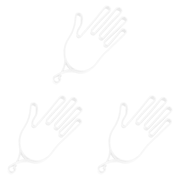 Soporte para Guantes Golf Secador Con Hebilla Marco Equipo Herramientas Golfista () Blanco