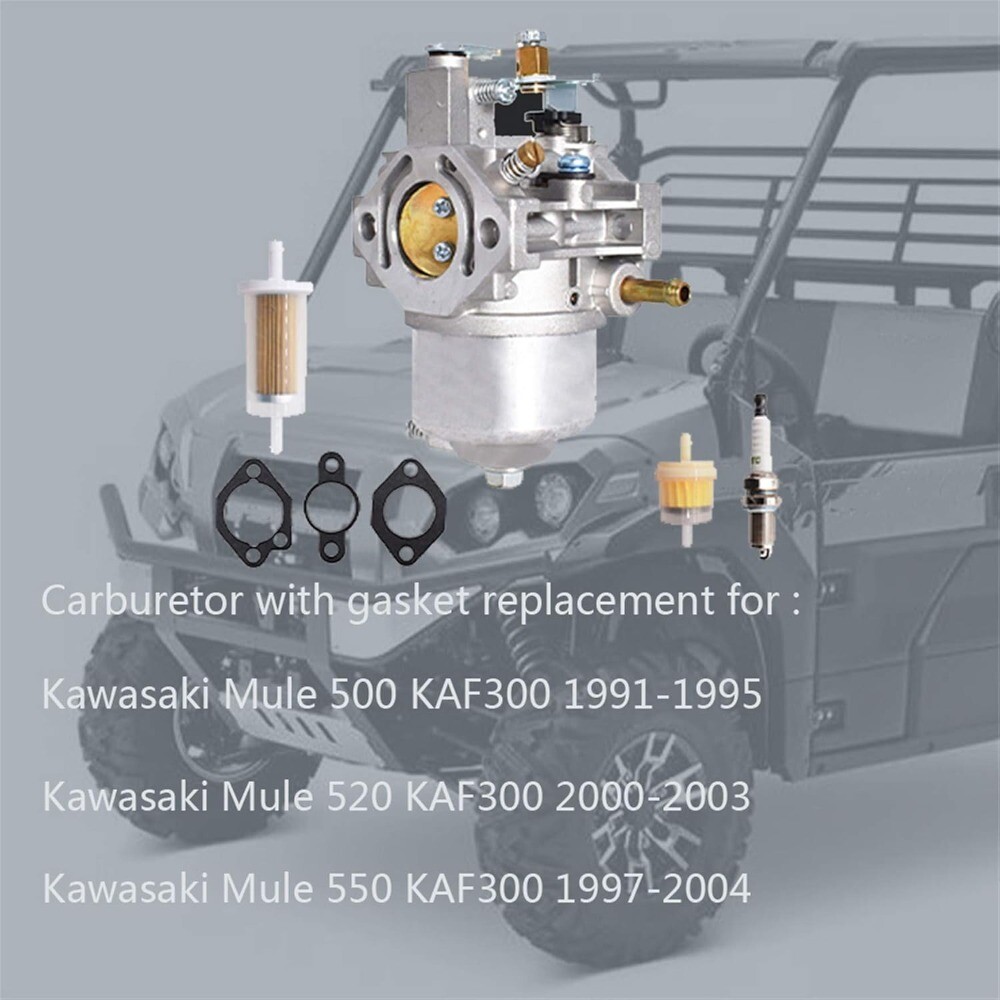 Carburetor for Kawasaki Mule 500 520 550 KAF300 15003-2178/2589 11009-2939 New