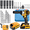 1 Battery with Accessories, variant on 21V Cordless Drill , Electric Impact Drill with LED Light & Battery