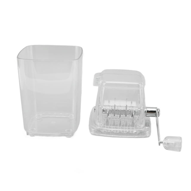 Trituradora de hielo manual Jadeshay para el hogar con manivela de Acero inoxidable