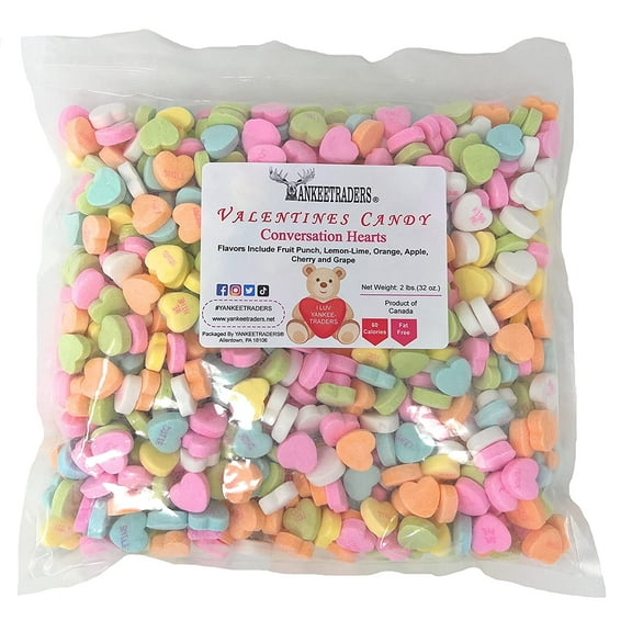 YANKEETRADERS® Conversation Hearts - 2 lbs.
