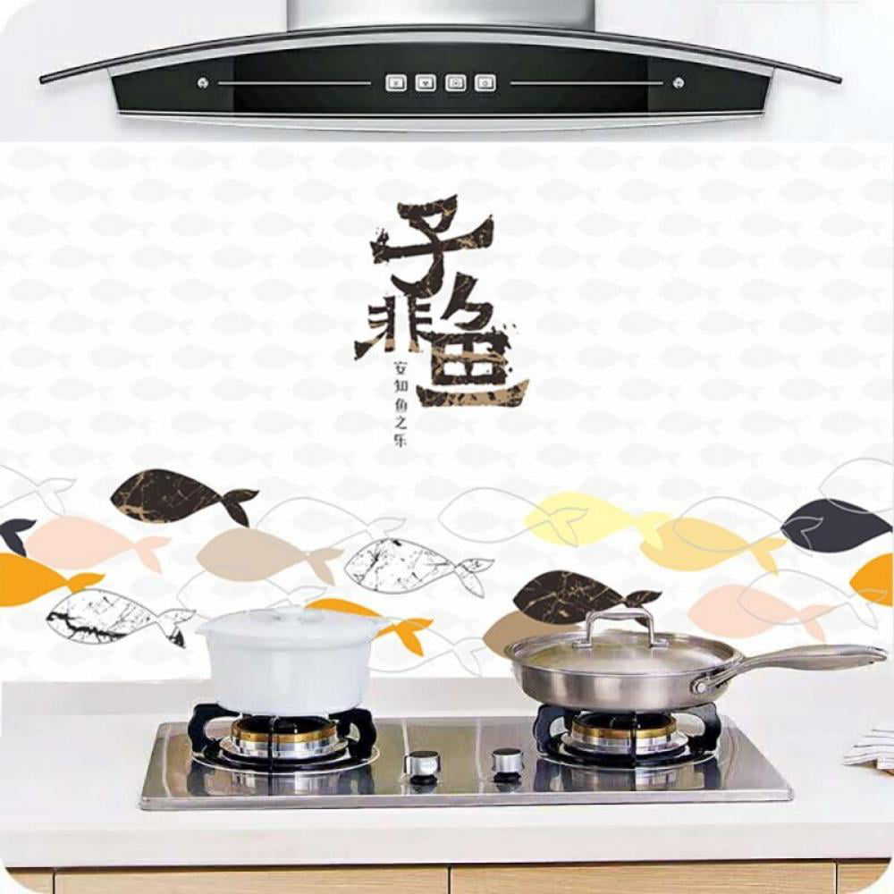Details about   3D Waterproof Oil-proof Wall Paper Tile Stickers Self adhesive Kitchen & Dining 