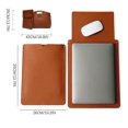thumbnail image 5 of Women's Laptops Sleeve Shockproof Lightweight Slim Portable for Daily Use for Travel Essential Weekend Getaway, 5 of 5
