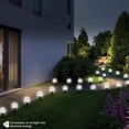 thumbnail image 2 of Solar String Lights for Outside，Outdoor String Light 20 LED 16.4ft 8 Lighting Modes Waterproof for Garden, Courtyard,Balcony, Terrace.（Warm White）, 2 of 5