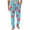 Light Blue, variant on Fruit Printed Funny Beach Pants for Men Elastic Waist Casual Pajamas Pants Baggy Comfy Lounge Trousers with Pockets