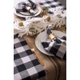 thumbnail image 4 of CC Home Furnishings Double Border Fringed Jute Table Runner - 108" - Beige and Stone Gray, 4 of 6