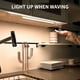 thumbnail image 5 of Luz nocturna LED con sensor | Aplique de pared con luz blanca y cálida | Lámpara magnética adhesiva recargable por USB para dormitorio, pasillo y armario | Luz LED para alféizar de 30 cm, 5 of 7