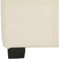 thumbnail image 5 of SAFAVIEH Maiden Square Tufted Ottoman Flat Cream, 5 of 6