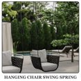 thumbnail image 3 of FONWILYO Metal Swing Chair Spring Set Black Porch Hammock Suspension Hanging Kit, 3 of 8