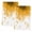 Yellow, variant on Modern Grey Kitchen Towels Set of 2, Gradient Floral Abstract Bohemian White Absorbent Dish Towels for Kitchen, Microfiber Hand Towel, Quick Drying Tea Towel for Cleaning Decorative Dishcloths