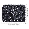 thumbnail image 3 of Colourtree Black Pebble Sink Mats for Stainless Steel Sink, PVC Sink Saddle Protectors Kitchen(2 Pcs), 3 of 6