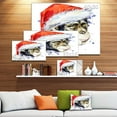 thumbnail image 2 of Design Art Monkey Santa Clause Canvas Print, 2 of 4